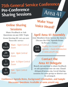 English event flier image